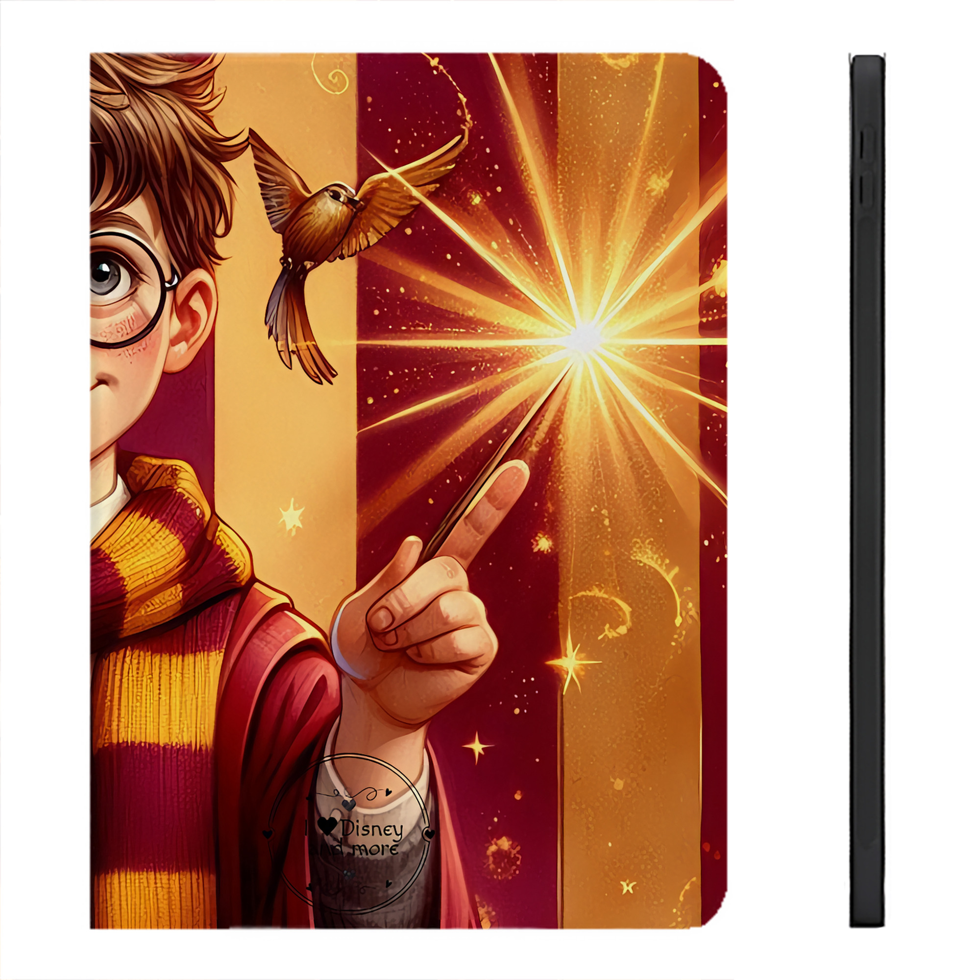 （画像用） Harry Potter ハリー・ポッターシリーズ IPadケース ペンホルダー付き ブックスタイルデザイン